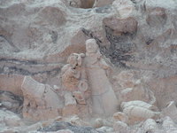 Unrepaired terracotta warriors