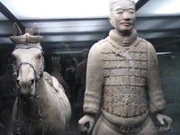 Terracotta warrior and horse