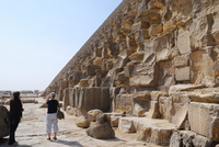 Margaret by the Great Pyramid