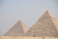 Great Pyramid and Khafre Pyramid