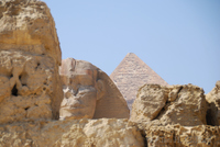 The Sphinx and the Khafre Pyramid