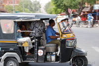 Auto rickshaw at Badi Chaupar, Jaipur