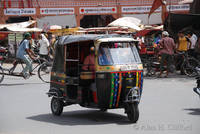 Auto rickshaw at Badi Chaupar, Jaipur