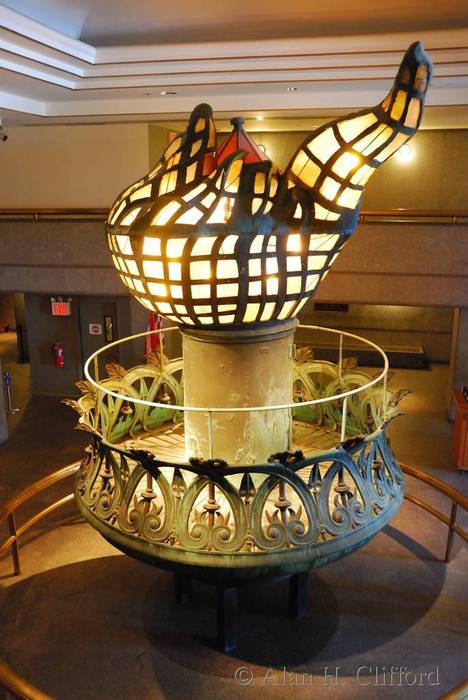 Old torch from the Statue of Liberty