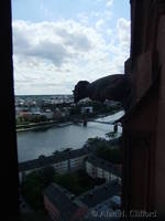 View from the tower on Frankfurt cathedral