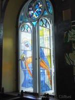 Window in the Minor Basilica of the Immaculate Conception