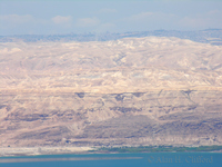 View towards Jerusalem from the Dead Sea Museum
