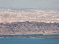 View towards Jericho from the Dead Sea Museum