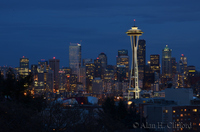 Space Needle in the evening