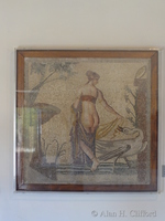 Aphrodite and swan mosaic