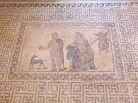 Phaedra and Hippolytos mosaic