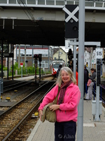 Margaret at Käfertal station