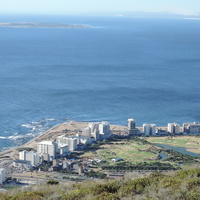 Mouille Point, Robben Island and the Metropolitan Golf Course