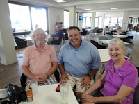 Margaret, Alan and Andre at Durbanville Golf Club