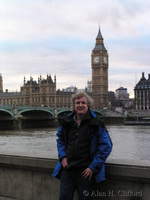 Alan and the Big Ben clock tower