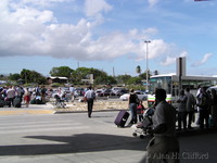 Barbados airport.
