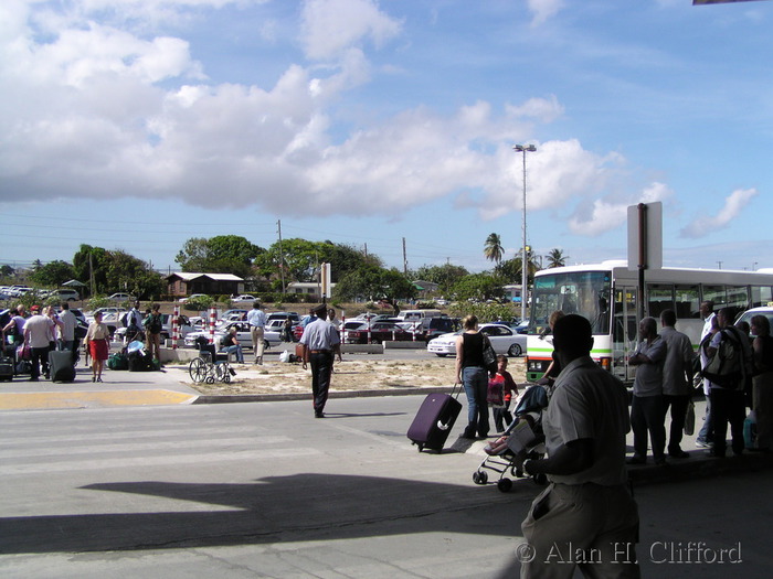 Barbados airport.