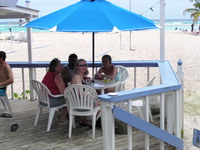 Michele, Gina, Margaret and Dani at Sandy Beach.