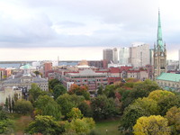 View from hotel window, Toronto