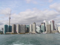 Toronto from the islands ferry