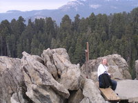 Margaret at the top of Moro Rock
