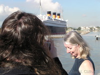 Margaret, Ben and the Queen Mary at Long Beach