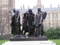 Rodin’s Burghers of Calais, London