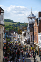 Guildford High Street, viewed from the County Club