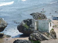 Old hut at Bathsheba beach
