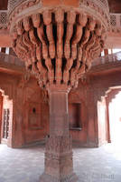 Pillar in Diwan-i-Khas at Fatehpur Sikri