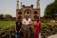 Alan at the Tomb of Akbar the Great, Sikandra