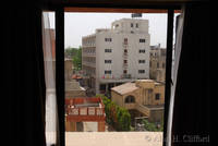 View from our hotel room at the Mansingh Palace, Agra