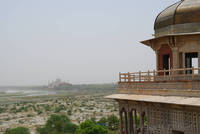 Taj Mahal viewed from Agra Fort