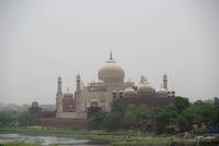 Taj Mahal viewed from Agra Fort