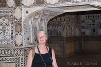 Margaret at Amber Fort, Jaipur