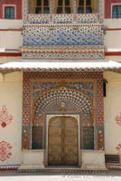Doorway in Pritam Chowk City Palace Museum, Jaipur
