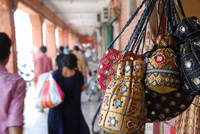 Bags for sale at Johari Bazzaar, Jaipur