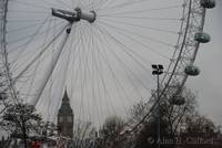 London Eye and the Clock Tower at Westminster