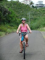 Margaret rides to Cas En Bas