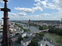 View from the tower on Frankfurt cathedral