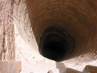 Dry 25 m well at Quseir Amra