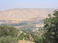 Golan Heights viewed from Omm Qais
