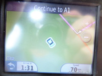 Confused GPS, Near Antwerp