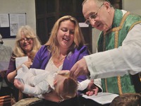 Oscar Lacey’s Christening