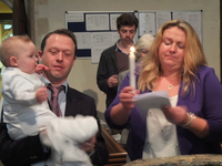 Oscar Lacey’s Christening