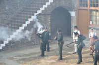 Re-enactment at Languard Fort