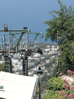 Chair lift at Monte Solaro